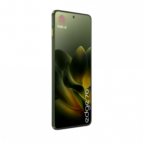 Motorola Edge 70 - 5G smartphone - dual-SIM - RAM 12 GB  /  Internal Memory 512 GB - pOLED display - 6.67" - 2712 x 1220 pixels (120 Hz) - 3x rear cameras 50 MP, 50 MP - front camera 50 MP - pantone bronze green - 5