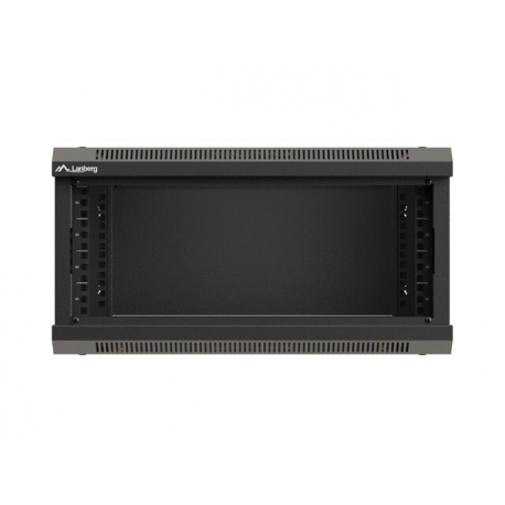 LANBERG rack cabinet 19inch 4u/540x350 wall-mount flat pack with glass door black - 9