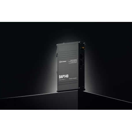 Teltonika DAP140 - Radio access point - industrial - 100Mb LAN, PPP - Wi-Fi - wall  /  DIN rail mountable - 5