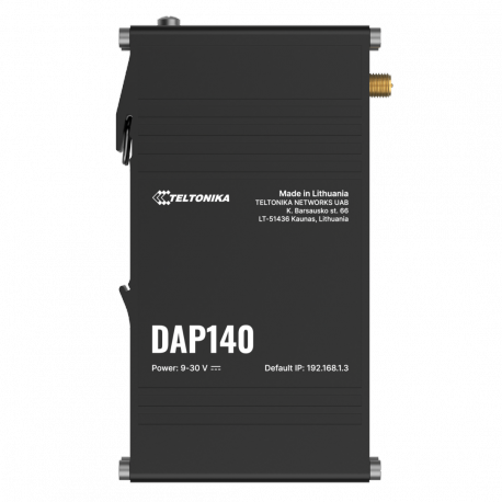 Teltonika DAP140 - Radio access point - industrial - 100Mb LAN, PPP - Wi-Fi - wall  /  DIN rail mountable - 8