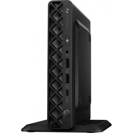 HP EliteDesk 8 G1a Next Gen AI PC - Mini Ryzen AI 5 340  /  up to 4.8 GHz - RAM 32 GB - SSD 512 GB - NVMe, TLC - Radeon 840M - Gigabit Ethernet, IEEE 802.11ax (Wi-Fi 6), Bluetooth 5.4, IEEE 802.11be (Wi-Fi 7) - Win 11 Pro - monitor: none - jack black - Smart Buy - 0