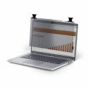 StarTech.com - Notebook privacy filter (horizontal) - 2-way - adhesive, hinge tabs, flip hinges - 15.6" - black