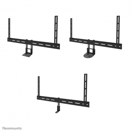 Neomounts AV50-500BL - Mounting kit (mount bracket, camera shelf) - for PTZ camera - universal - black - screen size: 43"-110" - VESA-mountable, above the screen, below the screen - 9