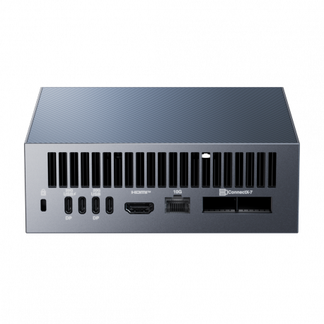ASUS Ascent GX10 - Barebone - mini PC 1 x ARM9 v9.2-A - RAM 128 GB - SSD 1 TB - Blackwell Tensor Core - Gigabit Ethernet, 2.5 Gigabit Ethernet, 5 Gigabit Ethernet, 10 Gigabit Ethernet, Bluetooth 5.4, IEEE 802.11ax (Wi-Fi 6), IEEE 802.11be (Wi-Fi 7) - stellar grey - 2