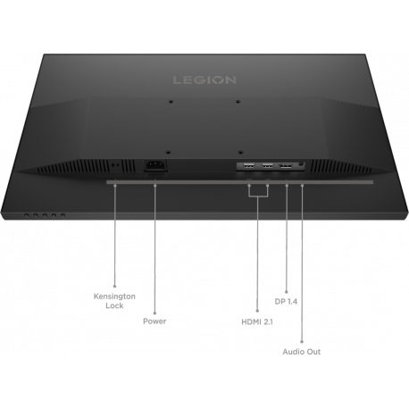 Lenovo Legion 24-10 - LED monitor - 1920 x 1080 Full HD (1080p) @ 240 Hz - IPS - 300 cd / m² - 1000:1 - HDR10 - 0.5 ms - 2xHDMI, DisplayPort - raven black - 11