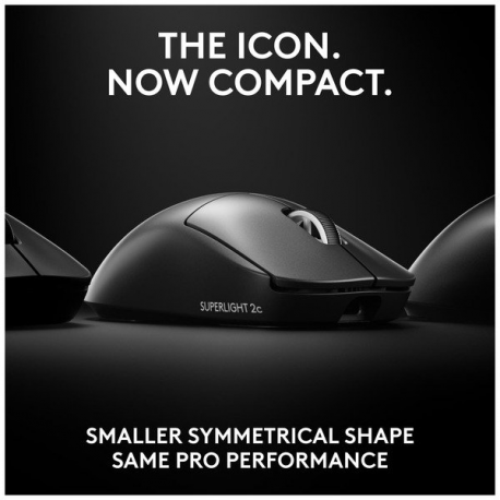 Logitech G PRO X SUPERLIGHT 2C - Mouse - 5 buttons - wireless, wired - 2.4 GHz, USB - pink - 1