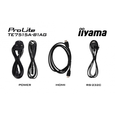 iiyama ProLite TE7515A-B1AG - 75" Diagonal Class (74.5" viewable) LED-backlit LCD display - interactive digital signage - with touchscreen (multi touch)  /  8-microphone array  /  optional slot-in PC capability - 4K UHD (2160p) 3840 x 2160 - black (bezel), matte finish - 19