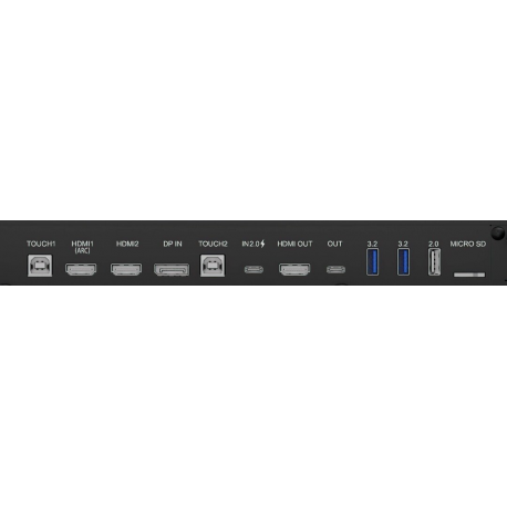 iiyama ProLite TE8615A-B1AG - 86" Diagonal Class (85.6" viewable) LED-backlit LCD display - interactive digital signage - with touchscreen (multi touch)  /  8-microphone array  /  optional slot-in PC capability - 4K UHD (2160p) 3840 x 2160 - black (bezel), matte finish - with iiyama WiFi module (OWM002) - 10