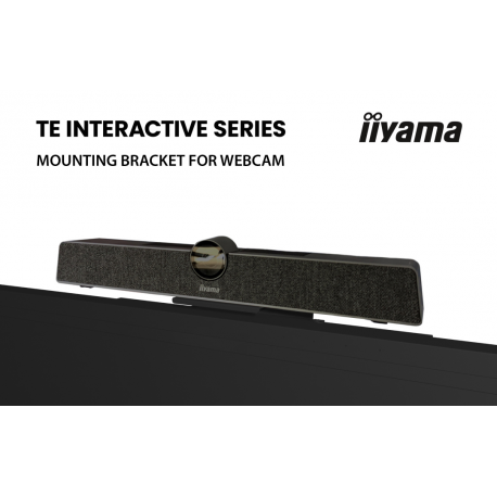 iiyama ProLite TE8615A-B1AG - 86" Diagonal Class (85.6" viewable) LED-backlit LCD display - interactive digital signage - with touchscreen (multi touch)  /  8-microphone array  /  optional slot-in PC capability - 4K UHD (2160p) 3840 x 2160 - black (bezel), matte finish - with iiyama WiFi module (OWM002) - 17