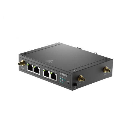 D-Link DWM-530-T - Wireless router - WWAN SNMP, SNMP v2c, SNMP v3 2.4 GHz - 4G, 3G - DIN rail mountable - 2
