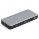 DIGITUS - Docking station - USB-C - 2 x HDMI, DP - 1GbE - 150 Watt