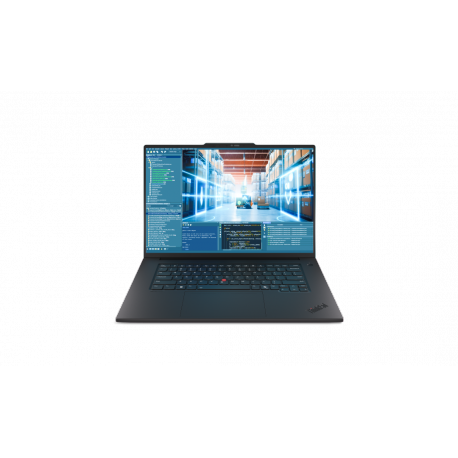 Lenovo ThinkPad P1 Gen 8 21Q8 - 180-degree hinge design - Intel Core Ultra 7 - 255H  /  up to 5.1 GHz - Evo - Win 11 Pro - RTX PRO 1000 Blackwell - 32 GB RAM - 1 TB SSD TCG Opal Encryption 2, NVMe, Performance - 16" IPS 1920 x 1200 - Wi-Fi 7, Bluetooth - black - kbd: Nordic - with 3 Years Lenovo Premier Support, CO2 Offset 0.5 ton (2nd Gen) - 0