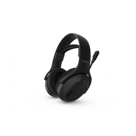Lenovo Legion H410 - Headset - full size - Bluetooth / 2.4 GHz radio frequency - wireless - black, purple - 0