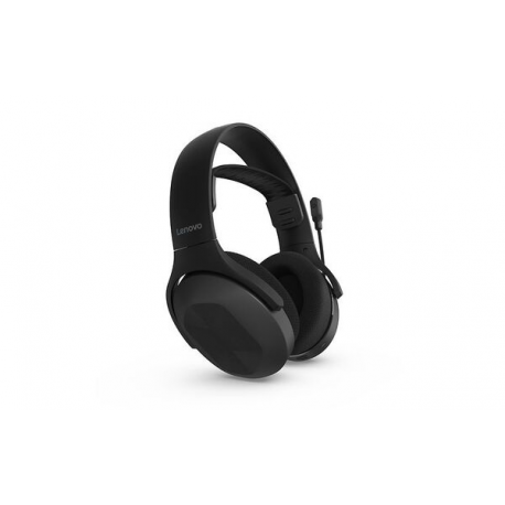 Lenovo Legion H410 - Headset - full size - Bluetooth / 2.4 GHz radio frequency - wireless - black, purple - 1