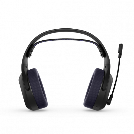 Lenovo Legion H410 - Headset - full size - Bluetooth / 2.4 GHz radio frequency - wireless - black, purple - 7