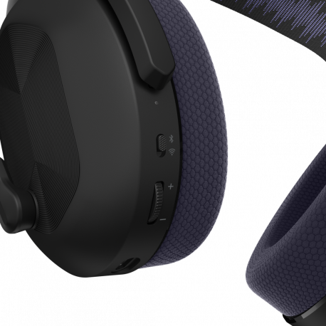 Lenovo Legion H410 - Headset - full size - Bluetooth / 2.4 GHz radio frequency - wireless - black, purple - 12