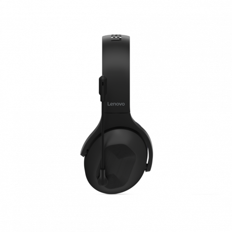 Lenovo Legion H410 - Headset - full size - Bluetooth / 2.4 GHz radio frequency - wireless - black, purple - 13