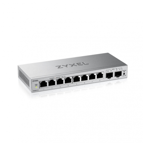 Zyxel GS1200v3 Series GS1200-10v3 - Switch - Managed - 8 x 10 / 100 / 1000 + 2 x Gigabit SFP - desktop - 1