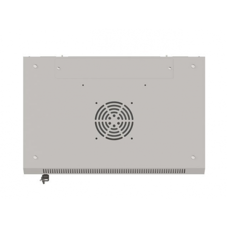 Lanberg WF03 Series - Rack cabinet - 540 x 350, flat pack, with glass door - wall mountable - grey, RAL 7035 - 4U - 19" - 6