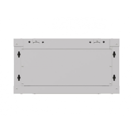 Lanberg WF03 Series - Rack cabinet - 540 x 350, flat pack, with glass door - wall mountable - grey, RAL 7035 - 4U - 19" - 7