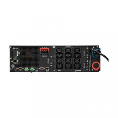 Eaton 9PX G2 9PX5KIRTNG2 - UPS (rack-mountable  /  external) - AC 200 / 208 / 220 / 230 / 240 V - 5000 Watt - 5000 VA - 1-phase - 5 Ah - Ethernet 10 / 100 / 1000, RS-232, USB - output connectors: 13 - PFC - 3U - 19" - black, silver - 1
