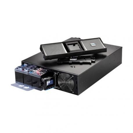 Eaton 9PX G2 9PX5KIRTNG2 - UPS (rack-mountable  /  external) - AC 200 / 208 / 220 / 230 / 240 V - 5000 Watt - 5000 VA - 1-phase - 5 Ah - Ethernet 10 / 100 / 1000, RS-232, USB - output connectors: 13 - PFC - 3U - 19" - black, silver - 2