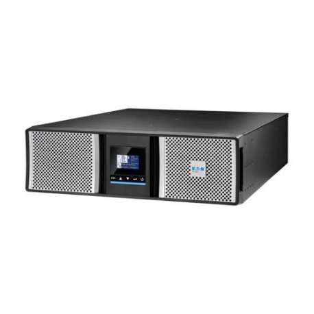 Eaton 9PX G2 9PX5KIRTNG2 - UPS (rack-mountable  /  external) - AC 200 / 208 / 220 / 230 / 240 V - 5000 Watt - 5000 VA - 1-phase - 5 Ah - Ethernet 10 / 100 / 1000, RS-232, USB - output connectors: 13 - PFC - 3U - 19" - black, silver - 4