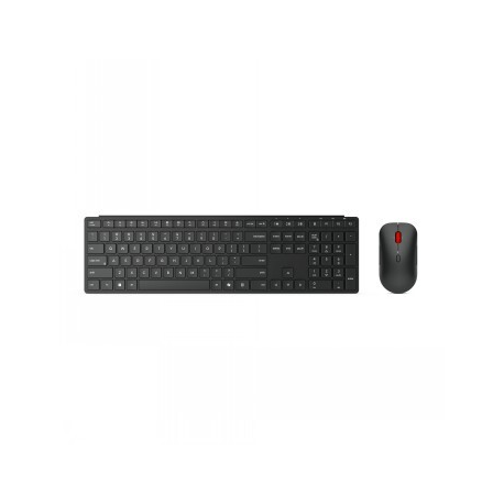 Lenovo Pro Combo 6000 - Keyboard and mouse set - wireless - 2.4 GHz, Bluetooth 5.3 - QWERTY - Swedish/Finnish - eclipse black - brown box - 0