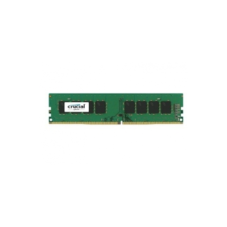 Crucial - DDR4 - module - 8 GB - DIMM 288-pin - 2400 MHz  /  PC4-19200 - CL17 - 1.2 V - unbuffered - non-ECC - 0
