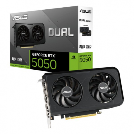 ASUS Dual - OC Edition - graphics card - GeForce RTX 5050 - 8 GB GDDR6 - PCI Express 5.0 - 3 x DisplayPort, HDMI - 0