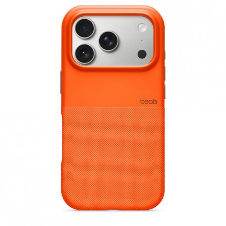 Beats - Back cover for mobile phone - MagSafe compatibility - soft thermoplastic polyurethane (TPU) - sierra orange - for iPhone 17 Pro - 0