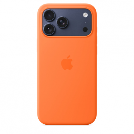 Apple - Back cover for mobile phone - MagSafe compatibility - silicone - orange - for iPhone 17 Pro Max - 2