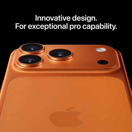 Apple iPhone 17 Pro Max - 5G smartphone - dual-SIM  /  Internal Memory 256 GB - OLED display - 6.9" - 2868 x 1320 pixels (120 Hz) - 3x rear cameras 48 MP, 48 MP, 48 MP - front camera 18 Megapixel - silver - 4
