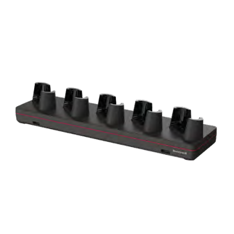 5 Bay charging base w/EU power code. For recharging up to 5pcs of CT70 with or without boot. Kit includes 5 bay charging base, c - 0