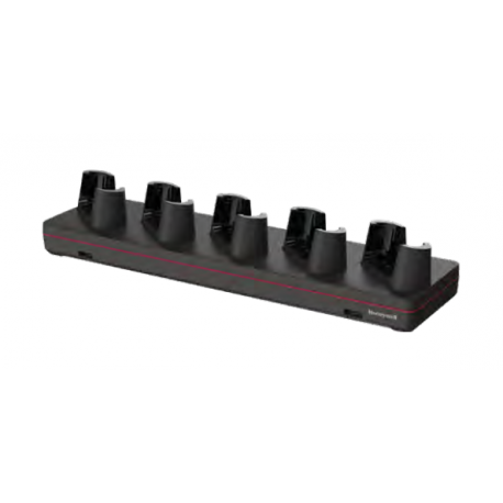 5 Bay Net base. For Ethernet comms and recharging up to 5pcs of CT70 with or w/o boot. Kit includes 5 bay net base, cup with ins - 0