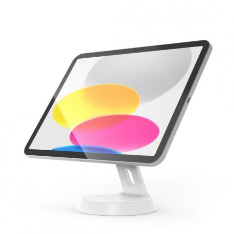 Compulocks GlideTab - Stand - for tablet - lockable - aluminium - white - screen size: up to 11" - counter top, wall-mountable - 0