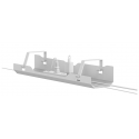 Neomounts - Cable management tray - screw-mounted, universal - under-desk mountable - white