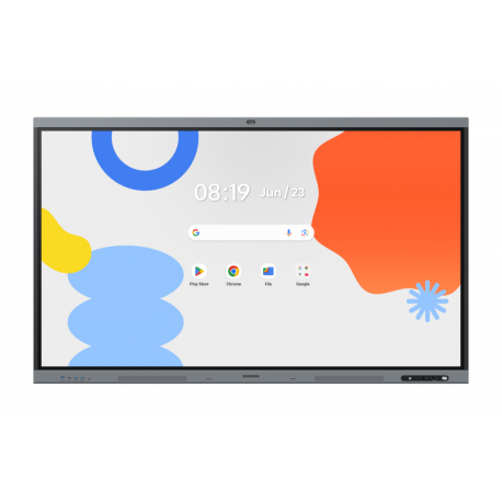 Samsung Interactive Display WA86FX-P - 86" Diagonal Class WAFX-P Series LED-backlit LCD display - education / business - with built-in interactive whiteboard, touchscreen (multi touch), 48Mp camera and microphone - Android - 4K UHD (2160p) 3840 x 2160 - dark blue / grey, black - 0