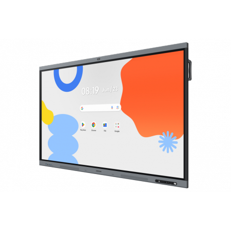 Samsung Interactive Display WA86FX-P - 86" Diagonal Class WAFX-P Series LED-backlit LCD display - education / business - with built-in interactive whiteboard, touchscreen (multi touch), 48Mp camera and microphone - Android - 4K UHD (2160p) 3840 x 2160 - dark blue / grey, black - 2