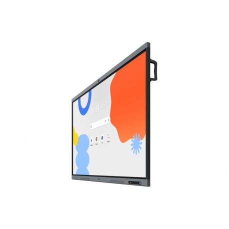 Samsung Interactive Display WA86FX-P - 86" Diagonal Class WAFX-P Series LED-backlit LCD display - education / business - with built-in interactive whiteboard, touchscreen (multi touch), 48Mp camera and microphone - Android - 4K UHD (2160p) 3840 x 2160 - dark blue / grey, black - 9