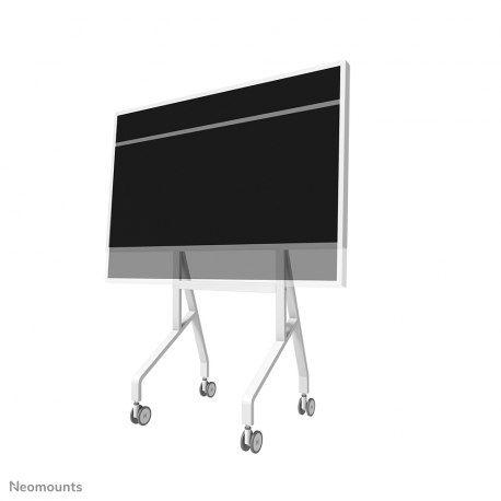 Neomounts Move Go Flip FL50-515WH1 - Cart - for flat panel - steel - white - screen size: 55"-65" - mounting interface: 400 x 400 mm - 5