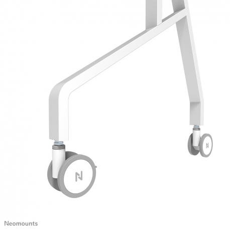 Neomounts Move Go Flip FL50-515WH1 - Cart - for flat panel - steel - white - screen size: 55"-65" - mounting interface: 400 x 400 mm - 11