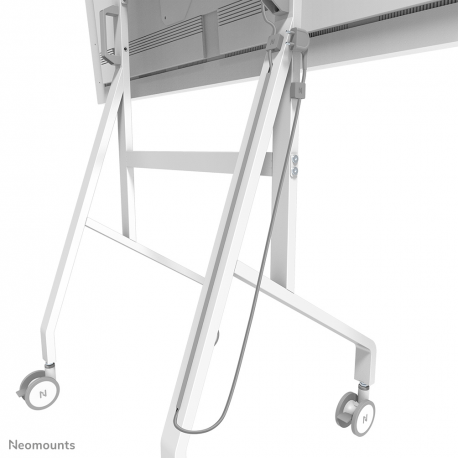Neomounts Move Go Flip FL50-515WH1 - Cart - for flat panel - steel - white - screen size: 55"-65" - mounting interface: 400 x 400 mm - 14