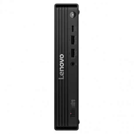 Lenovo ThinkCentre M70q Gen 6 13A4 - Tiny Core Ultra 5 225T / up to 4.9 GHz - RAM 16 GB - SSD 512 GB - TCG Opal Encryption, NVMe - Intel Graphics - Gigabit Ethernet, IEEE 802.11ax (Wi-Fi 6E), Bluetooth 5.3 - Win 11 Pro - monitor: none - keyboard: Nordic (Danish/Finnish/Norwegian/Swedish) - raven black - Lenovo TopSeller - with 3 Years Lenovo Onsite Support, CO2 Offset 0.5 ton (2nd Gen) - 0