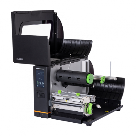 Brother TJ-6521TN - Label printer - direct thermal  /  thermal transfer - Roll (17.27 cm) - 300 dpi - up to 254 mm / sec - serial, USB 2.0, USB host, LAN - 2