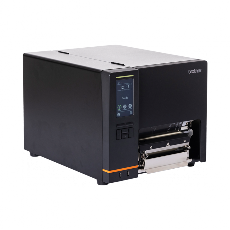 Brother TJ-6521TN - Label printer - direct thermal  /  thermal transfer - Roll (17.27 cm) - 300 dpi - up to 254 mm / sec - serial, USB 2.0, USB host, LAN - 4
