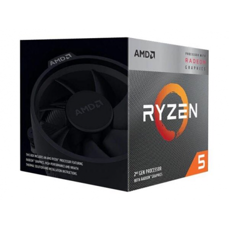 AMD Ryzen 5 3400G - 3.7 GHz - 4 cores - 8 threads - 4 MB cache - Socket AM4 - Box - 0