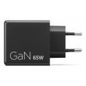 Lenovo Dual - Power adapter - GaN - AC 100/240 V - 65 Watt - output connectors: 2 - black