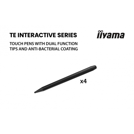 iiyama ProLite TE8612MIS-B4AG - 86" Diagonal Class (85.6" viewable) LED-backlit LCD display - interactive digital signage - with touchscreen (multi touch) / optional slot-in PC capability - 4K UHD (2160p) 3840 x 2160 - Direct LED - black (bezel), matte finish - with iiyama WiFi module (OWM002) - 7