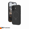 dbramante1928 Iceland Ultra - Back cover for mobile phone - rugged - kickstand - MagSafe compatibility - D3O, plastic - black - for Apple iPhone 17